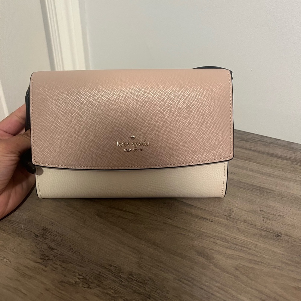Kate Spade Blush and Ivory Crossbody Bag